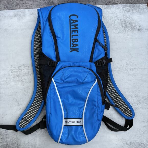 Camelbak Ratchet NEW Sealed Adjustable Sea Blue Hydration Pack 100 Oz. Quicklink - Picture 1 of 5